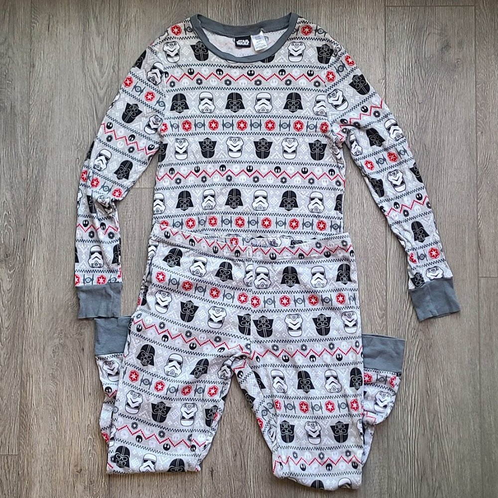 Star Wars Empire Storm Troopers / Darth Vader 2 piece pajama set, size Youth XL - Picture 2 of 8